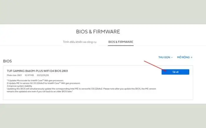 Hướng dẫn cập nhật BIOS chi tiết, an toàn